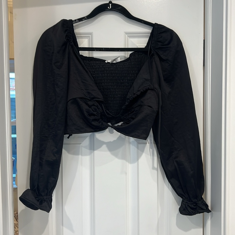 kirious Los Angeles long sleeve crop top